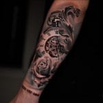 Tattoo reloj realista