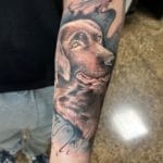 tattoo perro realista